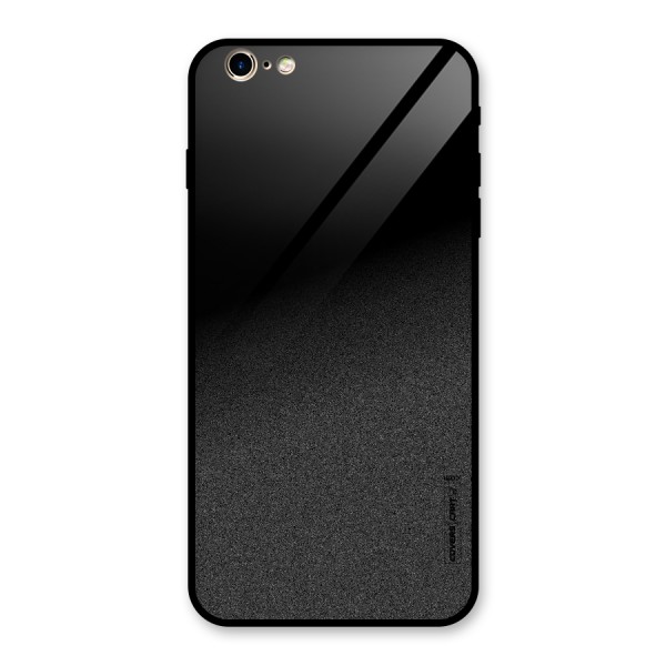 Black Grey Noise Fusion Glass Back Case for iPhone 6 Plus 6S Plus