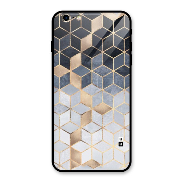 Blues And Golds Glass Back Case for iPhone 6 Plus 6S Plus