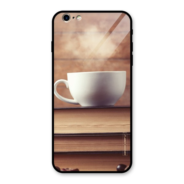 Coffee And Bookworm Glass Back Case for iPhone 6 Plus 6S Plus