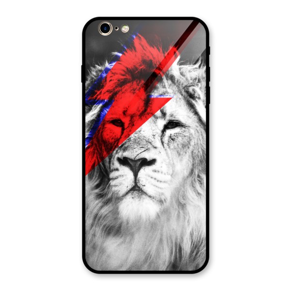 Fearless Lion Glass Back Case for iPhone 6 Plus 6S Plus