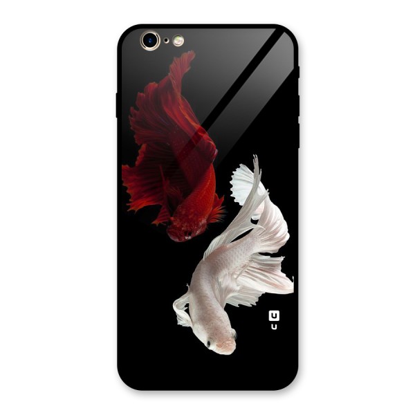 Fish Design Glass Back Case for iPhone 6 Plus 6S Plus