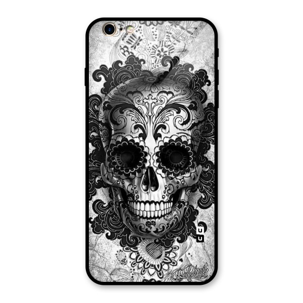 Floral Ghost Glass Back Case for iPhone 6 Plus 6S Plus