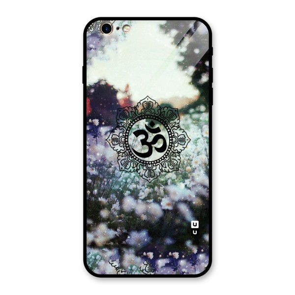Floral Pray Glass Back Case for iPhone 6 Plus 6S Plus