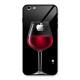 Fruit Printed Design Glass Back Case for iPhone 6 Plus 6S Plus