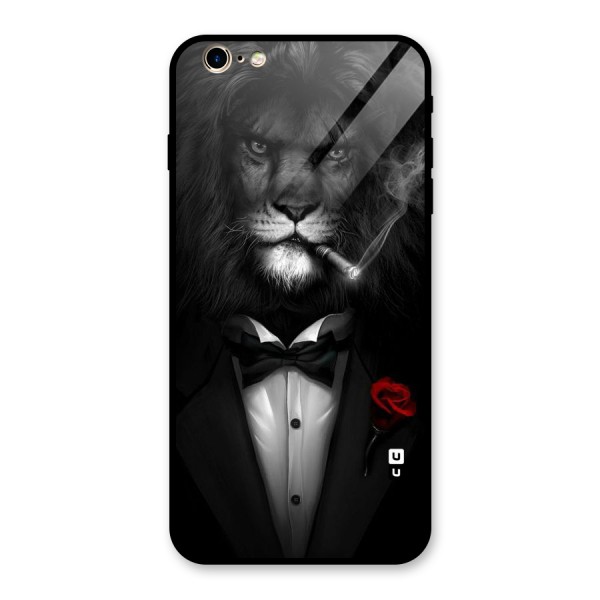 Lion Class Glass Back Case for iPhone 6 Plus 6S Plus