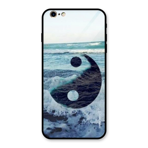 Oceanic Peace Design Glass Back Case for iPhone 6 Plus 6S Plus