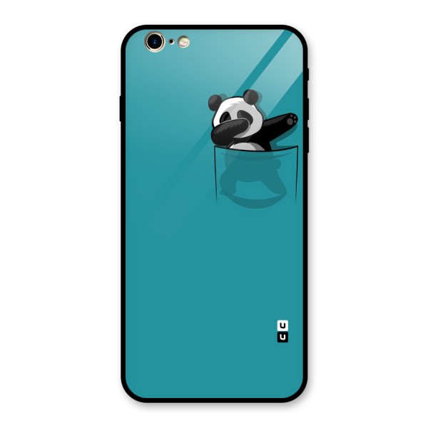 Panda Dabbing Away Glass Back Case for iPhone 6 Plus 6S Plus