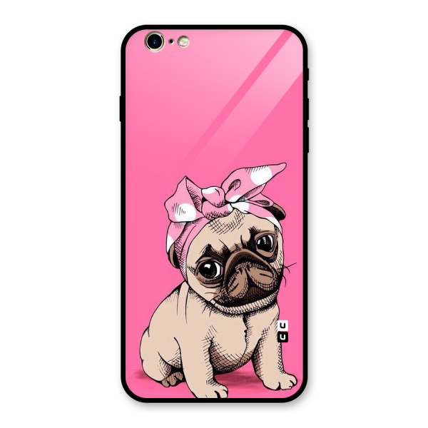 Ribbon Doggo Glass Back Case for iPhone 6 Plus 6S Plus