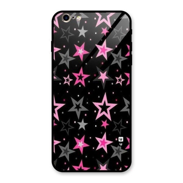 Star Outline Glass Back Case for iPhone 6 Plus 6S Plus