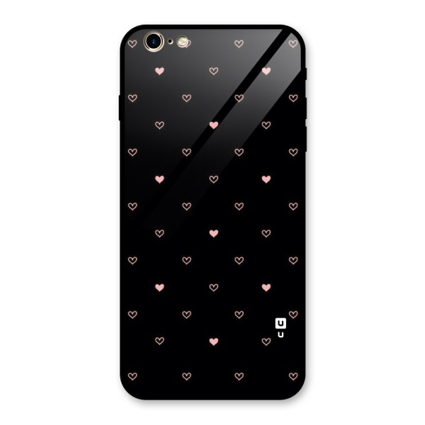 Tiny Little Pink Pattern Glass Back Case for iPhone 6 Plus 6S Plus