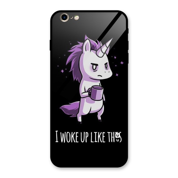 Unicorn Morning Glass Back Case for iPhone 6 Plus 6S Plus