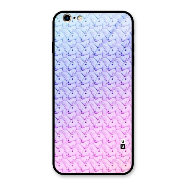 Unicorn Shade Glass Back Case for iPhone 6 Plus 6S Plus
