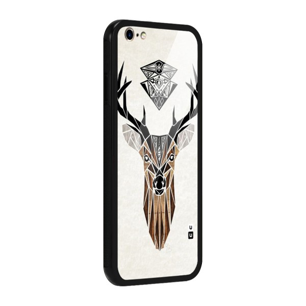 Aesthetic Deer Design Glass Back Case for iPhone 6 Plus 6S Plus