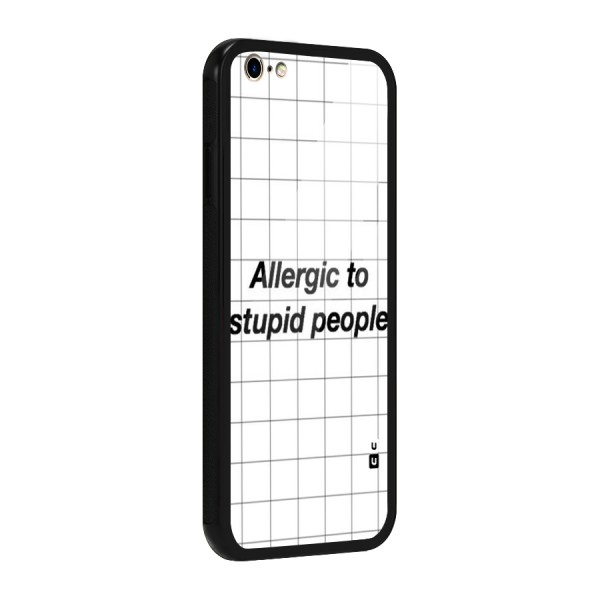 Allergic Glass Back Case for iPhone 6 Plus 6S Plus