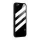 Diagonal Classic Stripes Glass Back Case for iPhone 6 Plus 6S Plus