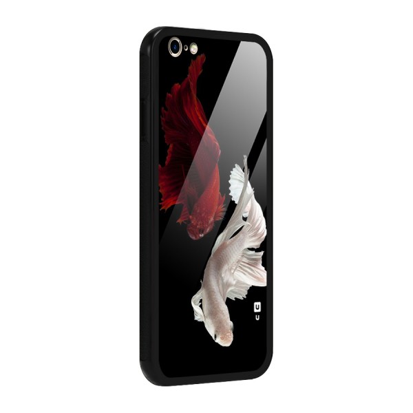 Fish Design Glass Back Case for iPhone 6 Plus 6S Plus