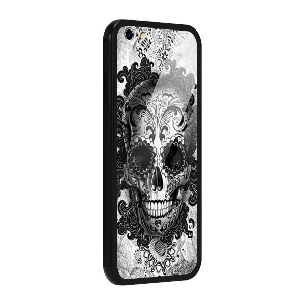 Floral Ghost Glass Back Case for iPhone 6 Plus 6S Plus