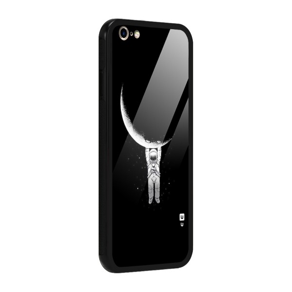 Hanging Astronaut Glass Back Case for iPhone 6 Plus 6S Plus