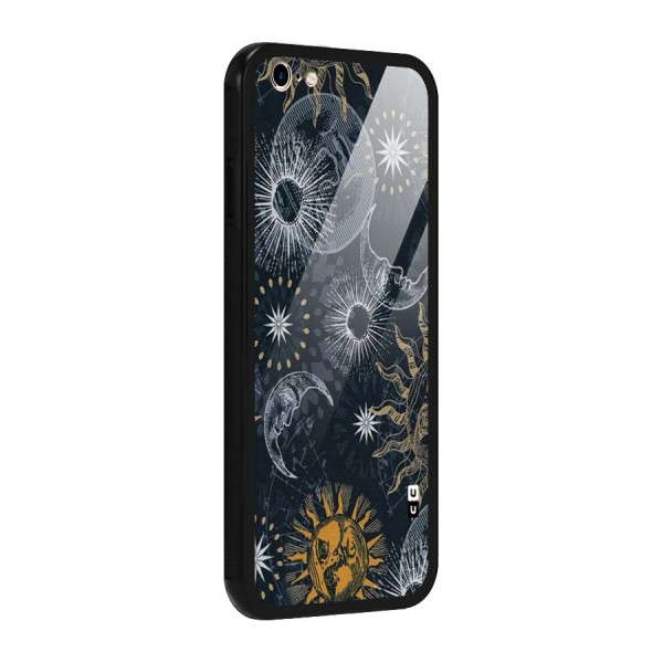 Moon And Sun Glass Back Case for iPhone 6 Plus 6S Plus