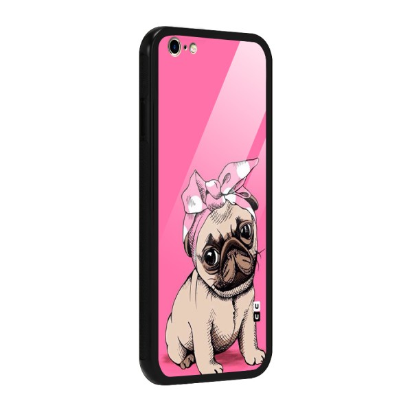 Ribbon Doggo Glass Back Case for iPhone 6 Plus 6S Plus