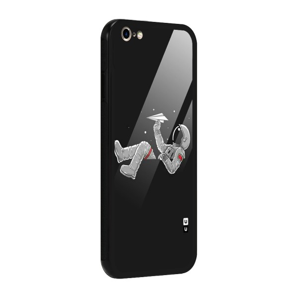 Spaceman Flying Glass Back Case for iPhone 6 Plus 6S Plus