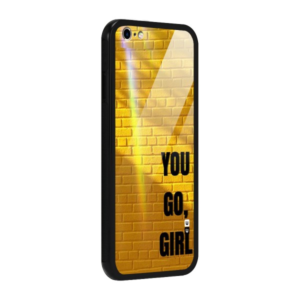 You Go Girl Wall Glass Back Case for iPhone 6 Plus 6S Plus
