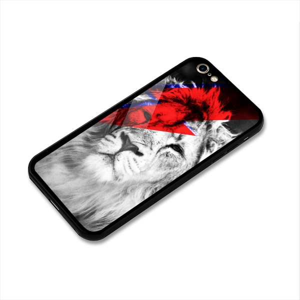 Fearless Lion Glass Back Case for iPhone 6 Plus 6S Plus