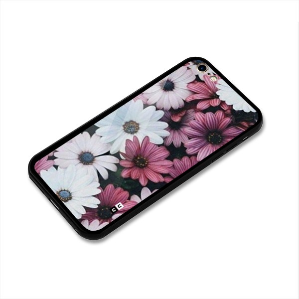 Floral Shades Pink Glass Back Case for iPhone 6 Plus 6S Plus