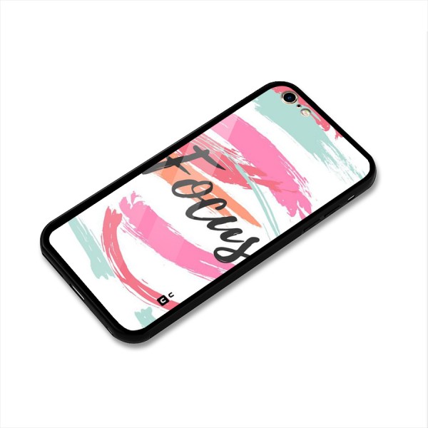 Focus Colours Glass Back Case for iPhone 6 Plus 6S Plus