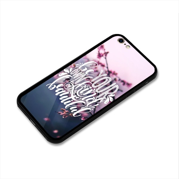 Own Kind of Beautiful Glass Back Case for iPhone 6 Plus 6S Plus