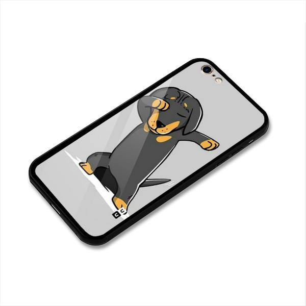 Puppy Dab Glass Back Case for iPhone 6 Plus 6S Plus