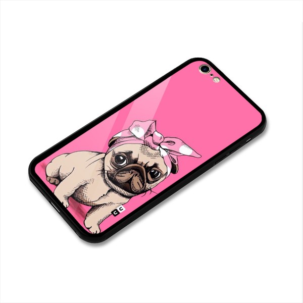 Ribbon Doggo Glass Back Case for iPhone 6 Plus 6S Plus