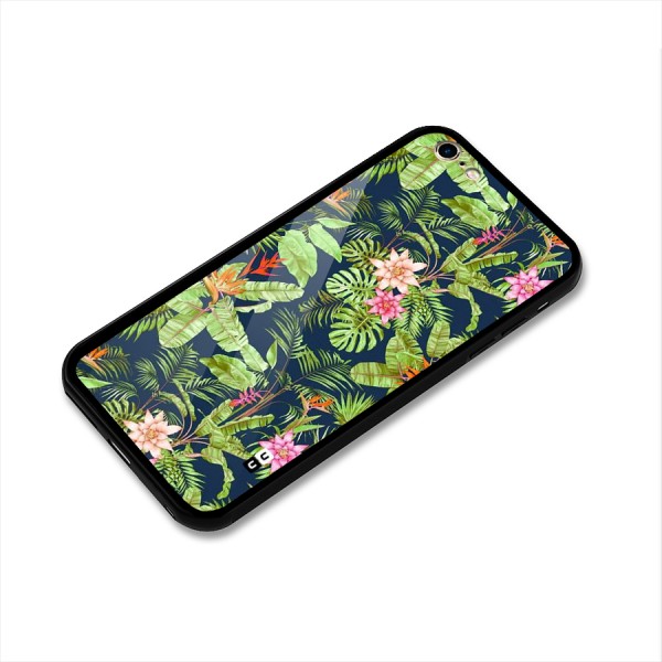 Tiny Flower Leaves Glass Back Case for iPhone 6 Plus 6S Plus