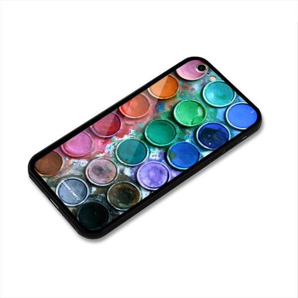 Water Paint Box Glass Back Case for iPhone 6 Plus 6S Plus
