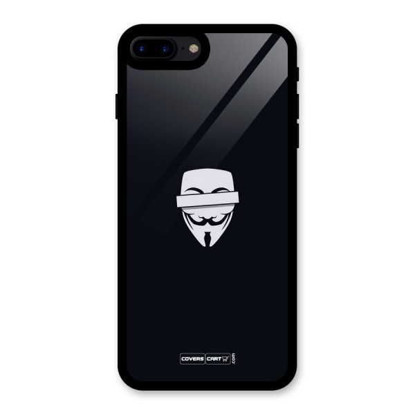 Anonymous Mask Glass Back Case for iPhone 7 Plus