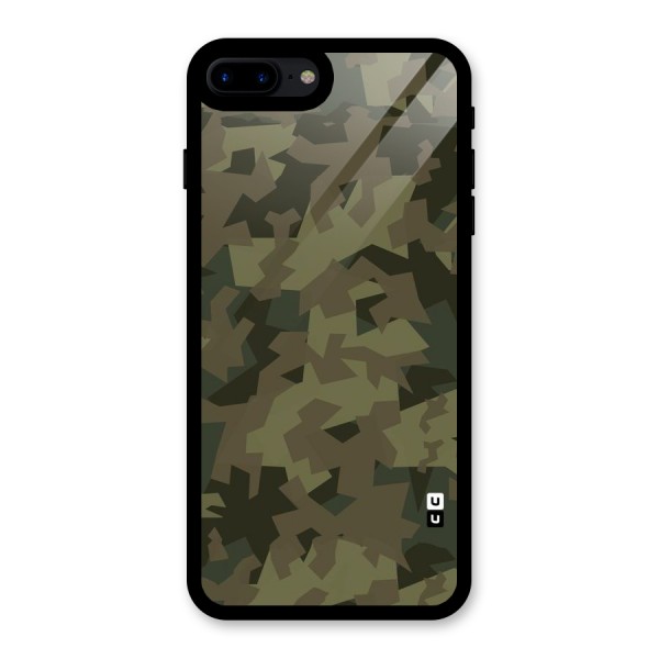 Army Abstract Glass Back Case for iPhone 7 Plus