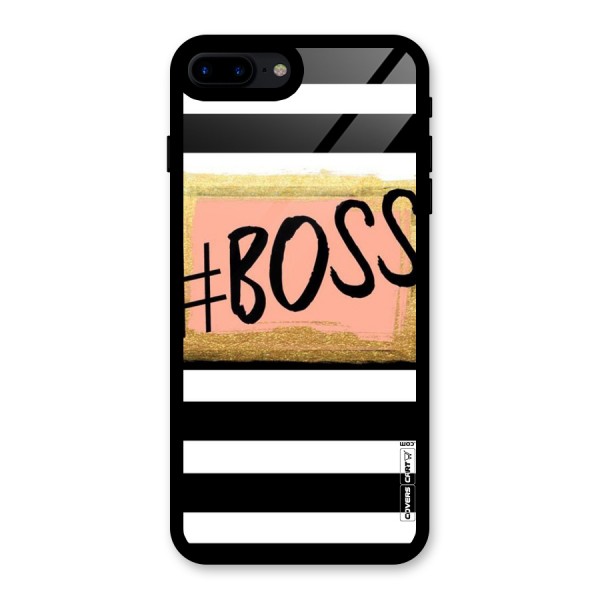 Boss Stripes Glass Back Case for iPhone 7 Plus
