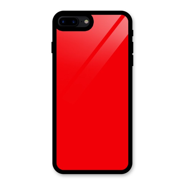 Bright Red Glass Back Case for iPhone 7 Plus