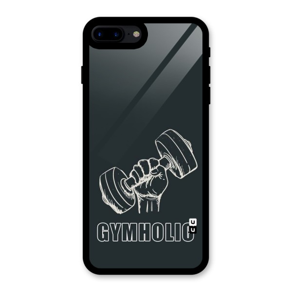 Gymholic Design Glass Back Case for iPhone 7 Plus
