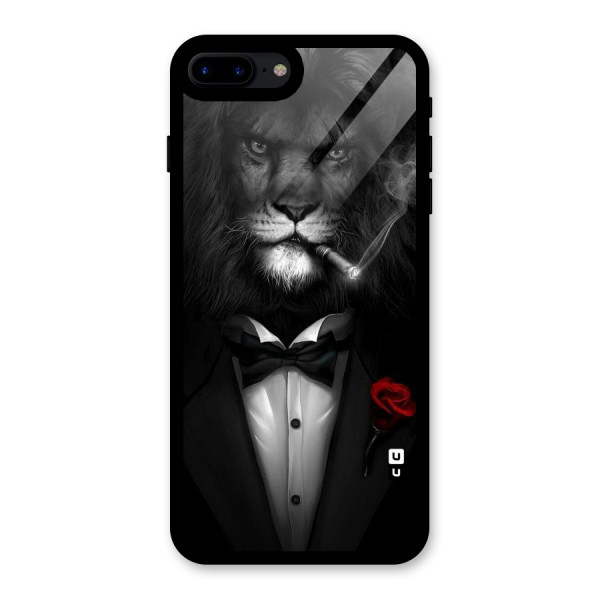Lion Class Glass Back Case for iPhone 7 Plus