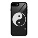 Peace Disorted Glass Back Case for iPhone 7 Plus