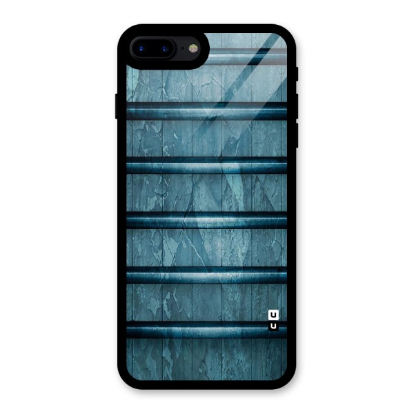 Rustic Blue Shelf Glass Back Case for iPhone 7 Plus