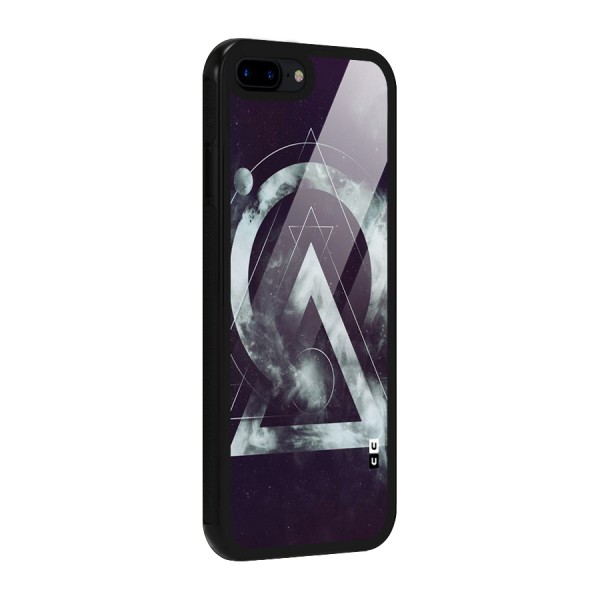 Basic Galaxy Shape Glass Back Case for iPhone 7 Plus