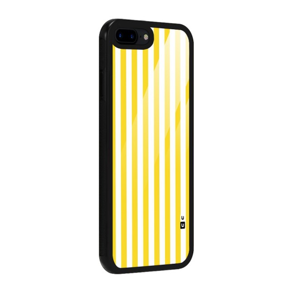 Beauty Color Stripes Glass Back Case for iPhone 7 Plus