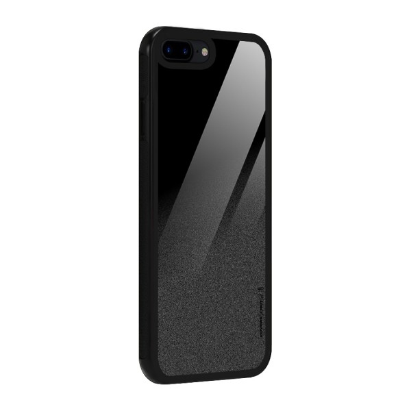 Black Grey Noise Fusion Glass Back Case for iPhone 7 Plus