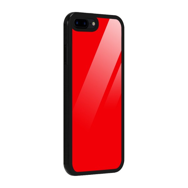 Bright Red Glass Back Case for iPhone 7 Plus