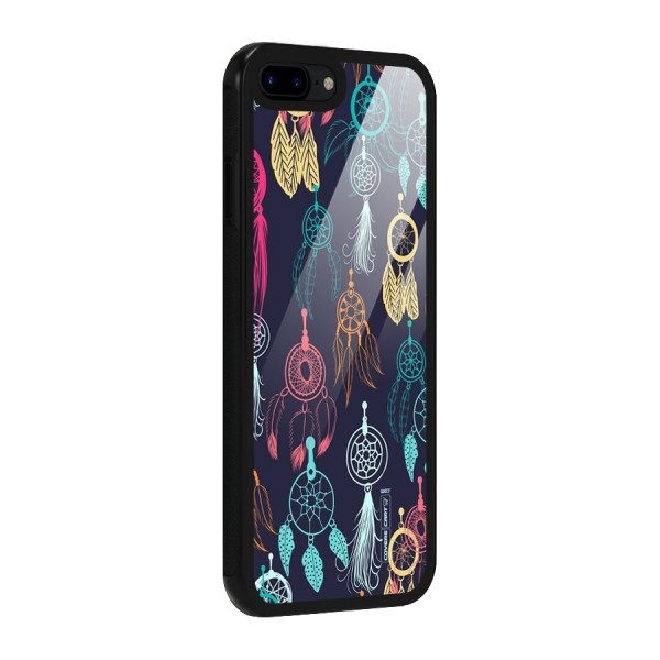 Dream Catcher Pattern Glass Back Case for iPhone 7 Plus