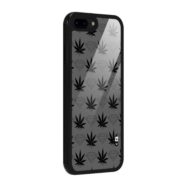Grass Diamond Glass Back Case for iPhone 7 Plus