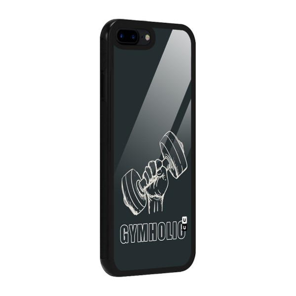 Gymholic Design Glass Back Case for iPhone 7 Plus