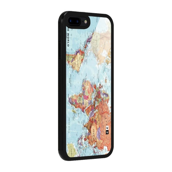 Lets Travel The World Glass Back Case for iPhone 7 Plus